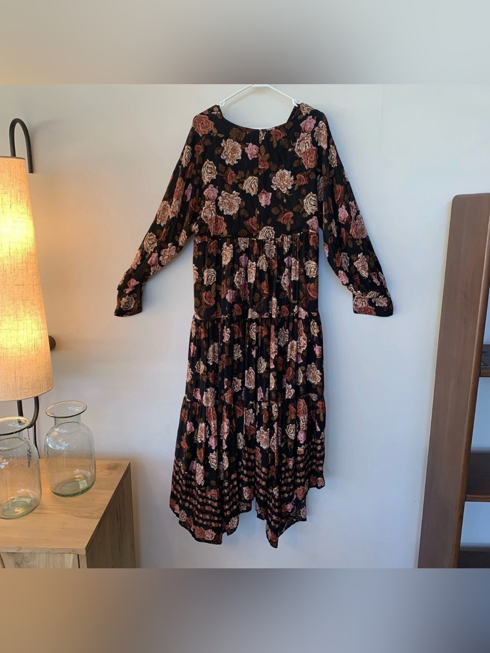 Free People Row of Roses Boho Maxi Dress - Picture 10 of 12